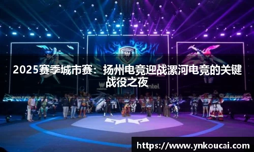 2025赛季城市赛：扬州电竞迎战漯河电竞的关键战役之夜